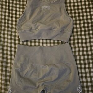 Darc Sport Seamless Crop Sports Bra & High-Waist Short Set